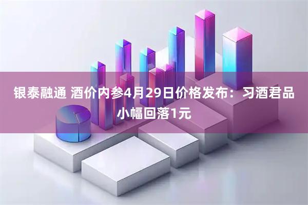 银泰融通 酒价内参4月29日价格发布：习酒君品小幅回落1元
